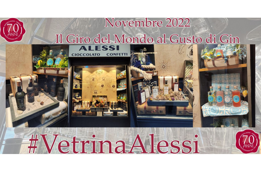 Il Giro del Mondo al Gusto di Gin: #Vetrinalessi novembre