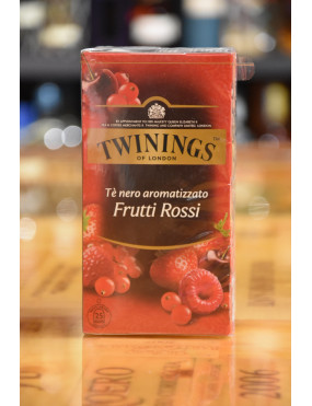 TWININGS TE´ NERO FRUTTI ROSSI 25 BUSTE