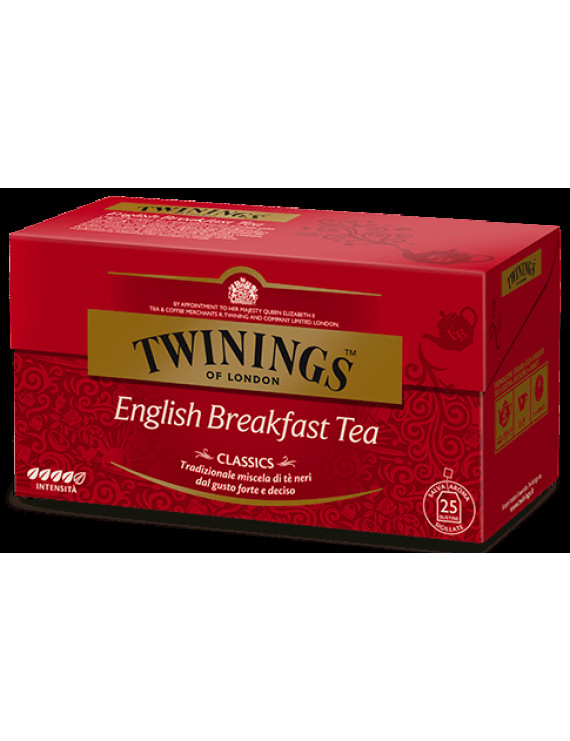 TWININGS CLASSIC TEA ENGLISH BREAKFAST TEA 25 BUST