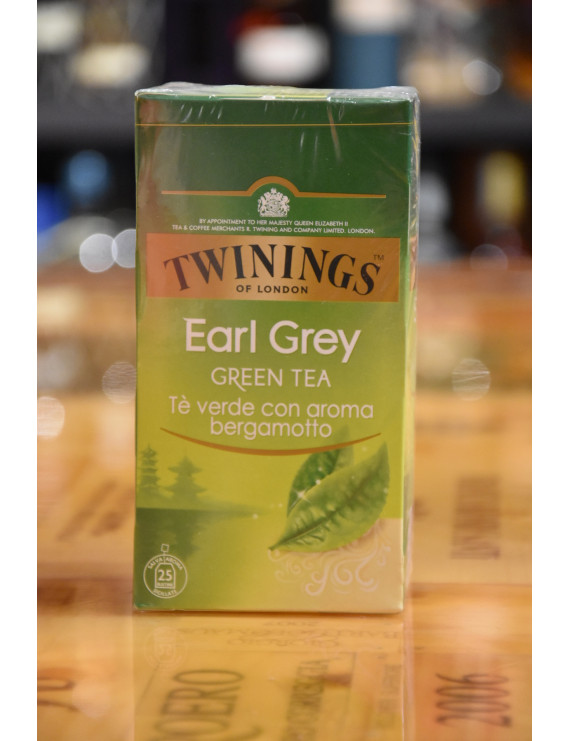 TWININGS GREEN TEA & EARL GREY 25 BUSTE