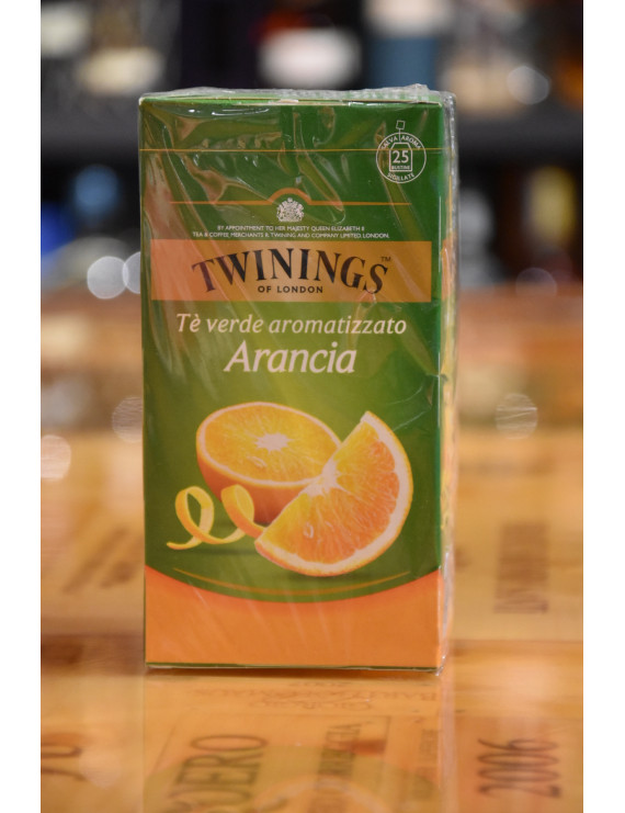 TWININGS GREEN TEA & ORANGE 25 BUSTE