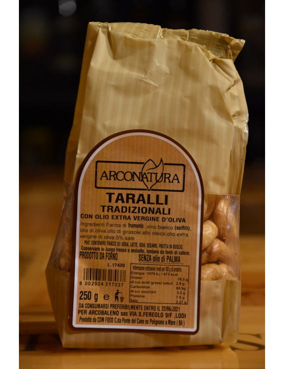 ARCONATURA TARALLI ALL´ OLIO 250g