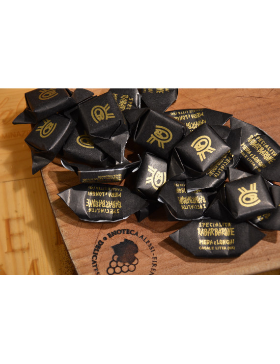 MERA & LONGHI CARAMELLE RABARBARO 500g