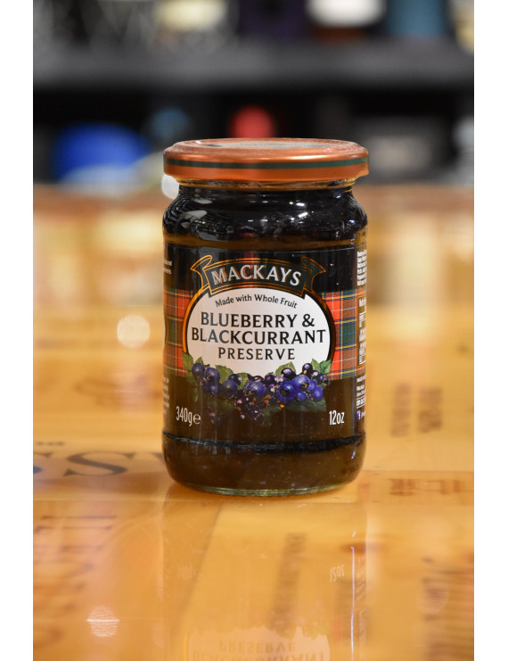 MACKAYS MARMELLATA BLUEBERRY & BLACKCURRANT 340g