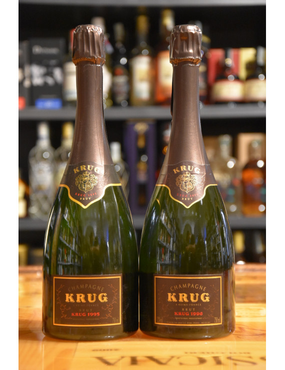 KRUG VINTAGE CASSETTA LEGNO 1996+1995