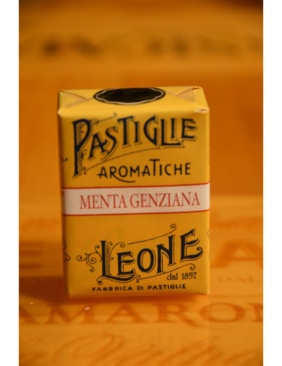 LEONE PASTIGLIE SCATOLINA MENTA GENZIANA 30g