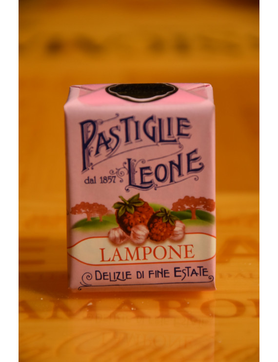 LEONE PASTIGLIE SCATOLINA LAMPONE 30g