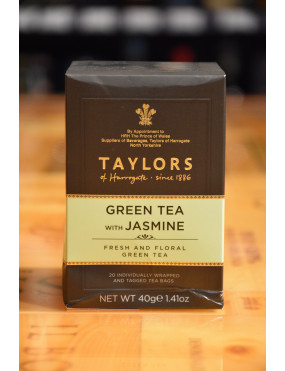 TAYLORS of HARROGATE GREEN TEA JASMINE 20 BUSTE
