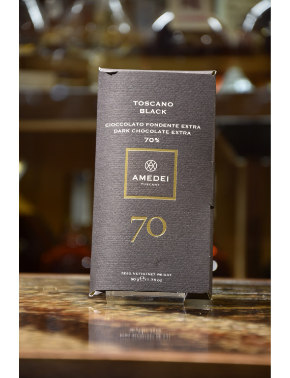 AMEDEI TAV.TOSCANO BLACK FONDENTE EXTRA 70% 50g