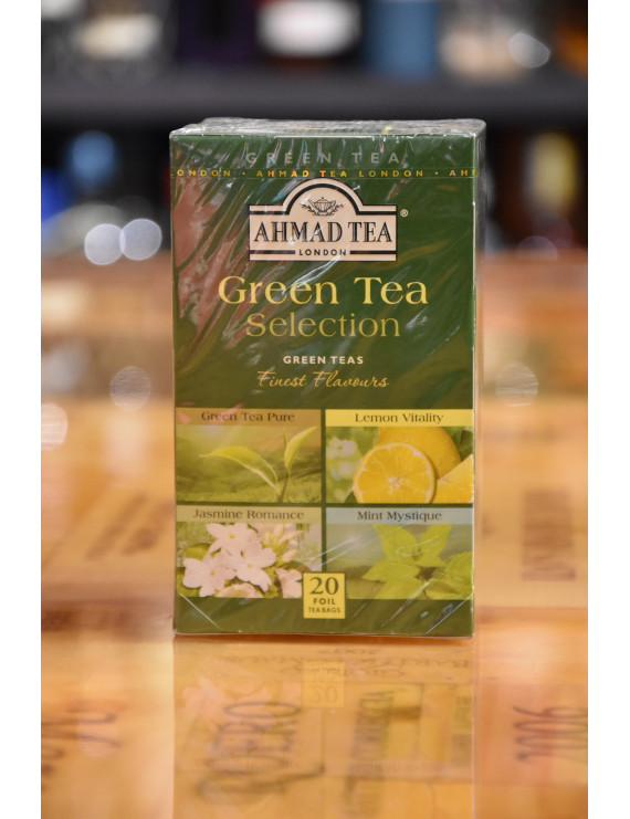 AHMAD TEA GREEN TEA SELECTION 20 TEA BAGS