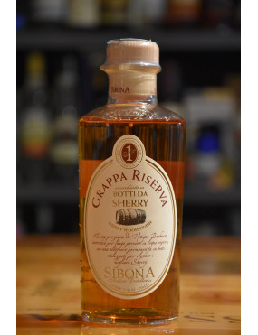 SIBONA GRAPPA RISERVA AFFINATA BOTTI SHERRY CL.50