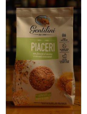 GENTILINI BISCOTTI PIACERI AVENA E CEREALI 330g