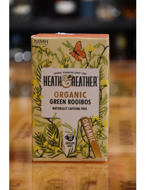 HEATH & HEATHER ORGANIC GREEN ROOIBOS 20 BUSTE