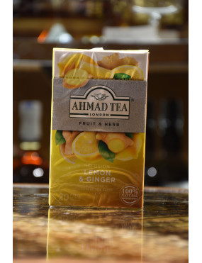 AHMAD TEA REVITALISE LEMON & GINGER 20 BUSTE