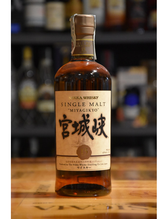 NIKKA WHISKY SINGLE MALT MIYAGIKYO 15 Y CL.70