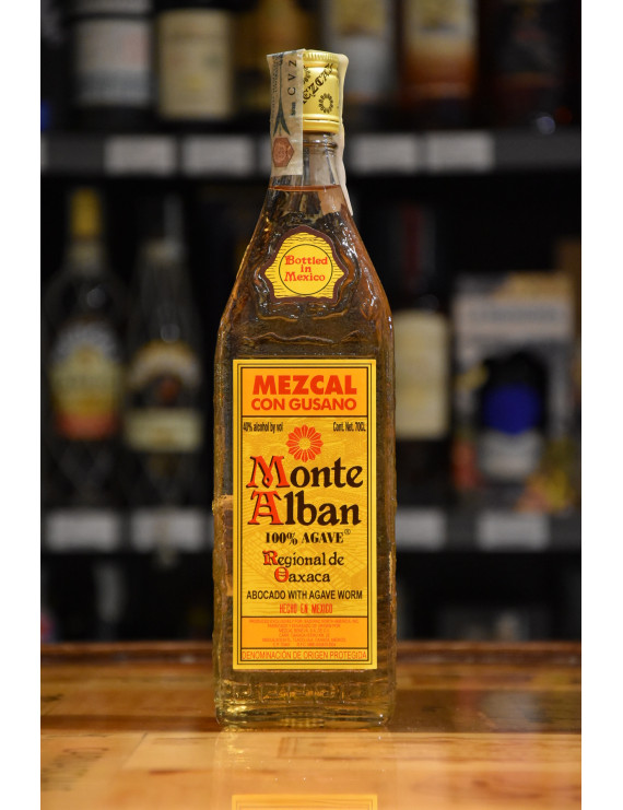 MONTE ALBAN MEZCAL CON GUSANO CL.70