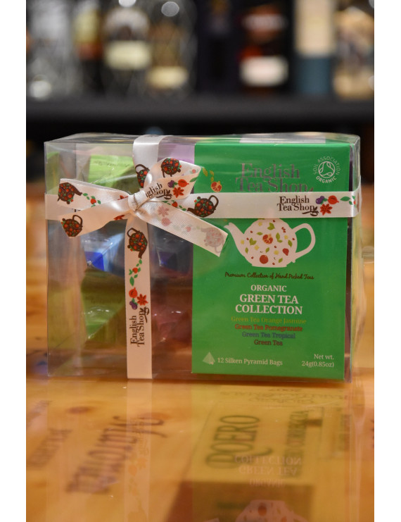 ENGLISH TEA SHOP PIRAMIDI COLLECTION GREEN 12 PZ