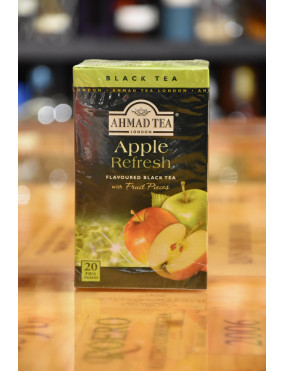 AHMAD TEA BLACK TEA APPLE REFRESH 20 TEA BAGS