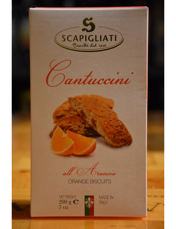 SCAPIGLIATI CANTUCCINI ALL´ ARANCIA 200g