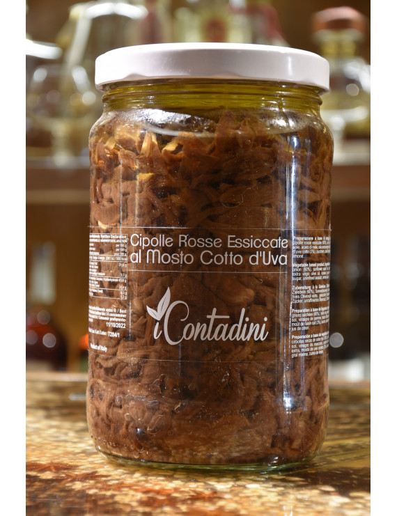 I CONTADINI CIPOLLE ROSSE ESSICATE AL MOSTO 1600g