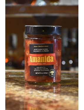 AMANIDA OLIVE NERE KALAMATA INTERE 300g