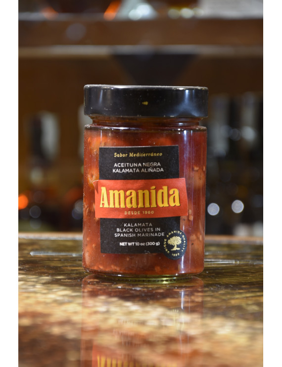 AMANIDA OLIVE NERE KALAMATA INTERE 300g