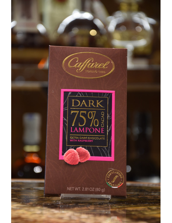 CAFFAREL TAV.DARK FONDENTE 75% LAMPONE 80g