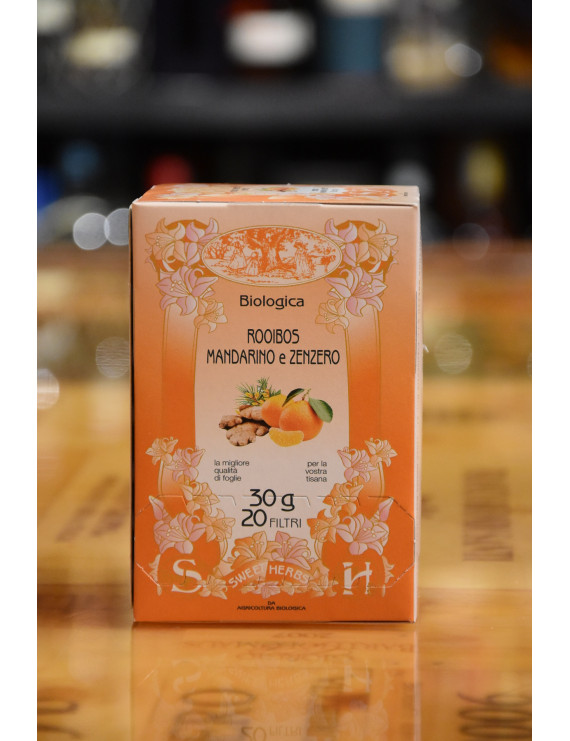 SWEET HERBS TISANA ROOIBOS MANDARINO E ZENZERO 20F