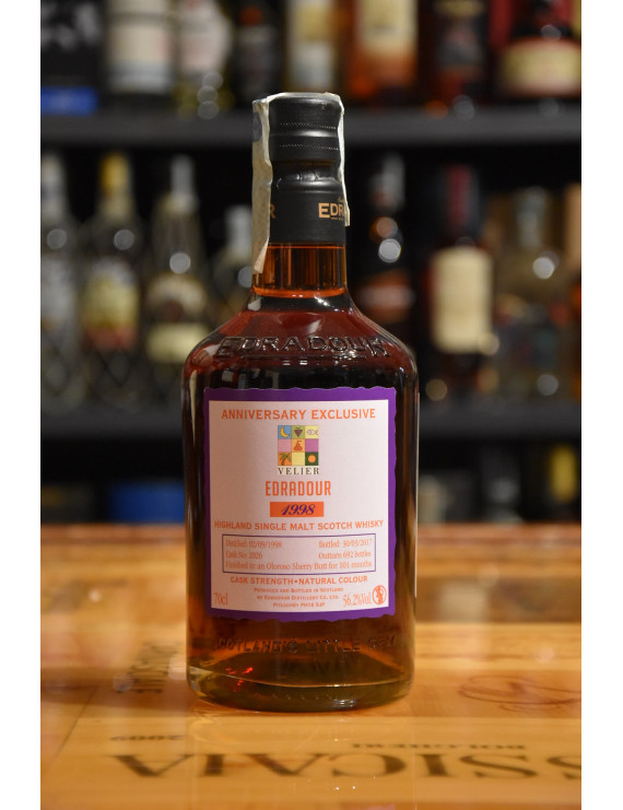 EDRADOUR SINGLE CASK 1998 70° VELIER CL.70