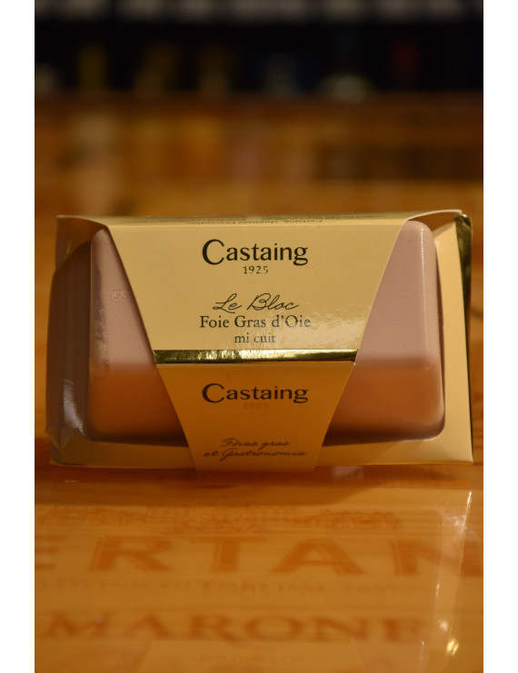 CASTAING LE BLOC FOIE GRAS D´OIE MI CUIT 200g