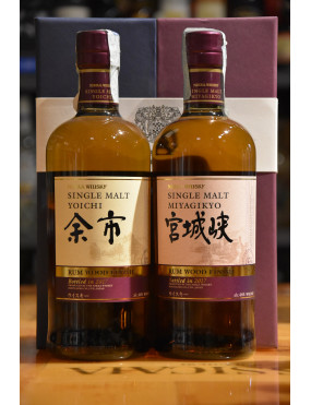 NIKKA WHISKY YOCHI & MIYAGIKYO RUM CASK FINISH 70°