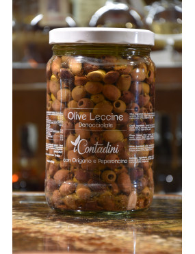 I CONTADINI OLIVE LECCINE DENOCCIOLATE 1600g