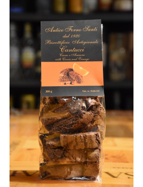 ANTICO FORNO SANTI CANTUCCINI CACAO E ARANCIA 300g