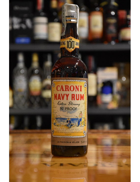 CARONI NAVY RUM EXTRA STRONG 90° PROOF CL.70
