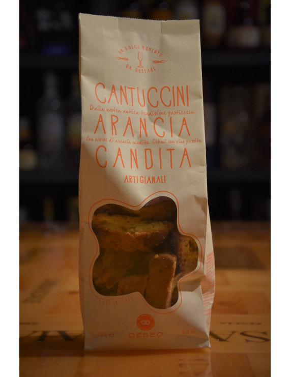 DESEO CANTUCCINI TOSCANI CON MANDORLA ARANCIA 250g