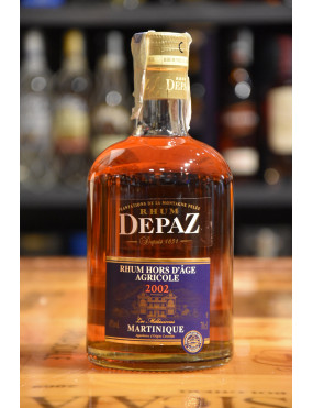 DEPAZ RHUM VIEUX LES MILLESIME 2002 CL.70