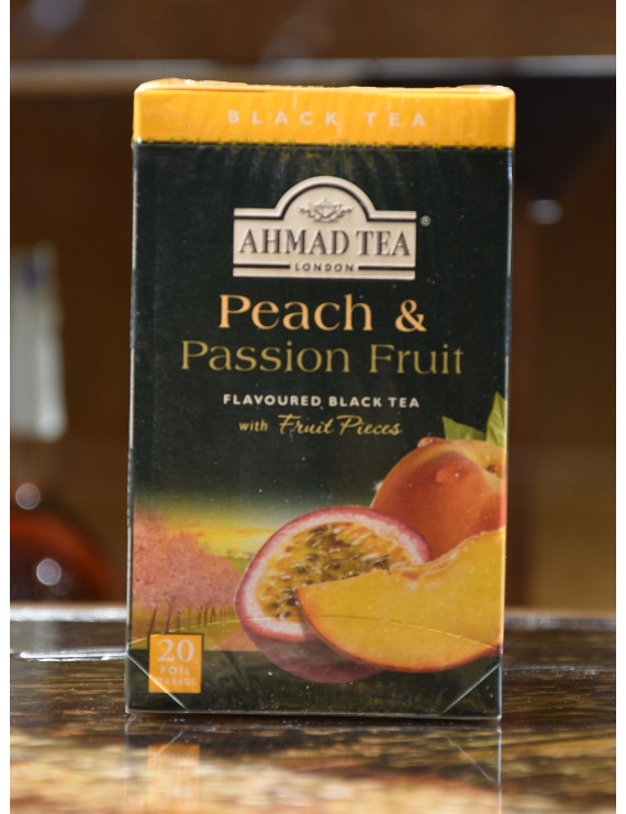 AHMAD TEA PEACH & PASSION FRUIT 20 TEA BAGS