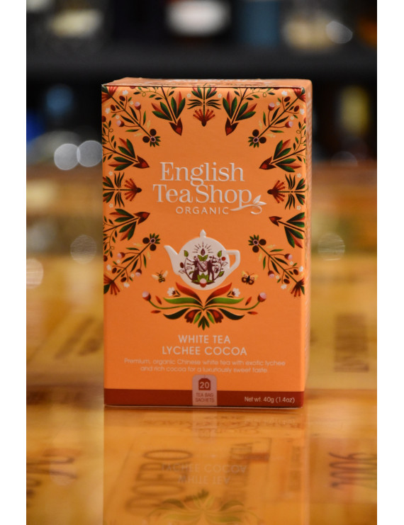 ENGLISH TEA SHOP WHITE TEA LYCHEE COCOA 20 BUSTE