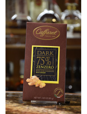 CAFFAREL TAV.DARK FONDENTE 75% ZENZERO 80g