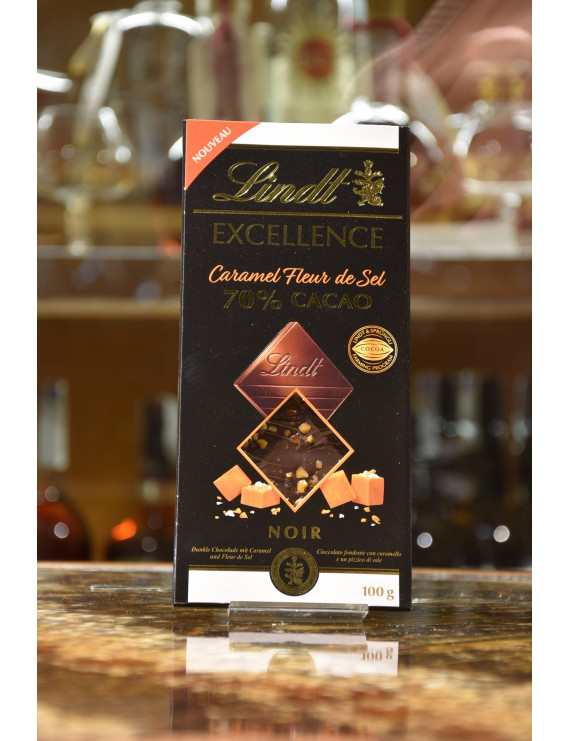 LINDT TAV.EXCELLENCE 70% CARAMEL FLEUR DE SEL 100g