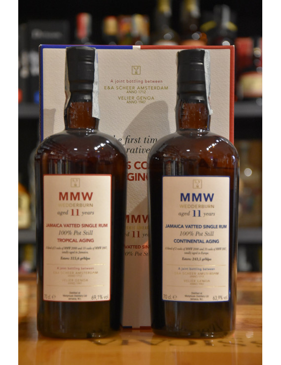 MONYMUSK MMW RUM TROPICAL VS CONTINENTAL 11 Y