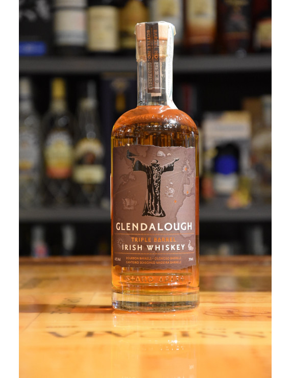 GLENDALOUGH IRISH WHISKEY TRIPLE BARREL CL.70