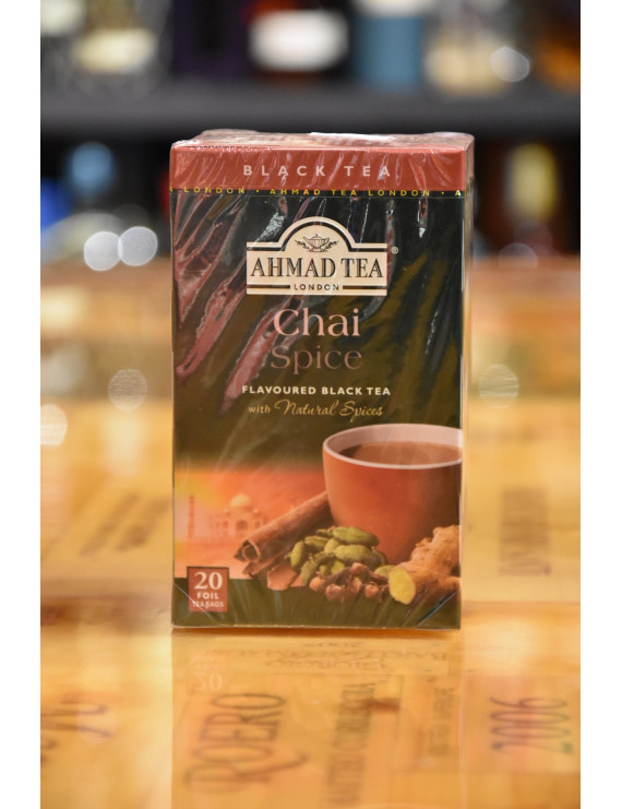 AHMAD TEA BLACK TEA CHAI SPICE 20 TEA BAGS