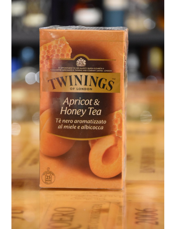 TWININGS TE´ NERO ALBICOCCA E MIELE 25 BUSTE