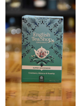 ENGLISH TEA SHOP SUPER GOODNESS CRANBERRY 20 BUSTE