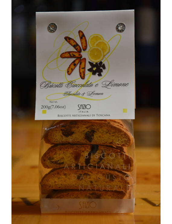 SFIZIO CANTUCCINI CIOCCOLATO E LIMONE 200g