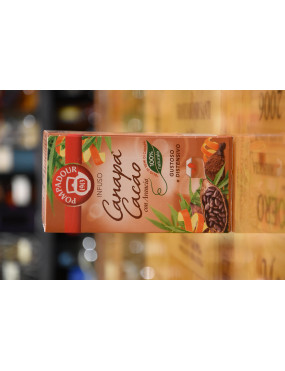 POMPADOUR CACAO ARANCIA CON CANAPA 20 BUSTE
