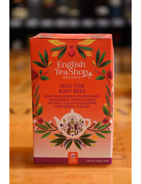 ENGLISH TEA SHOP TEAS FOR BUSY BEES 20 BUSTE